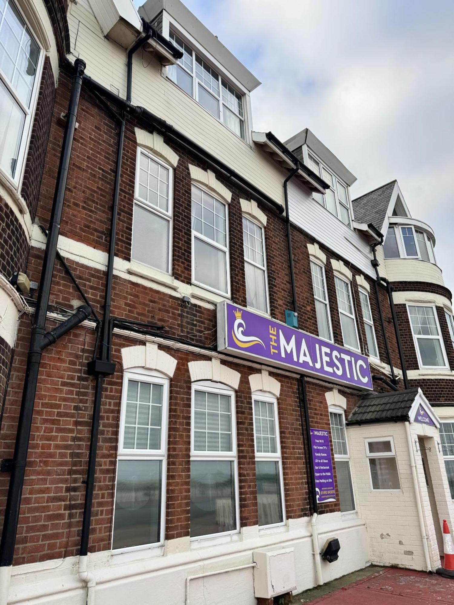 The Majestic Panzió Great Yarmouth Kültér fotó